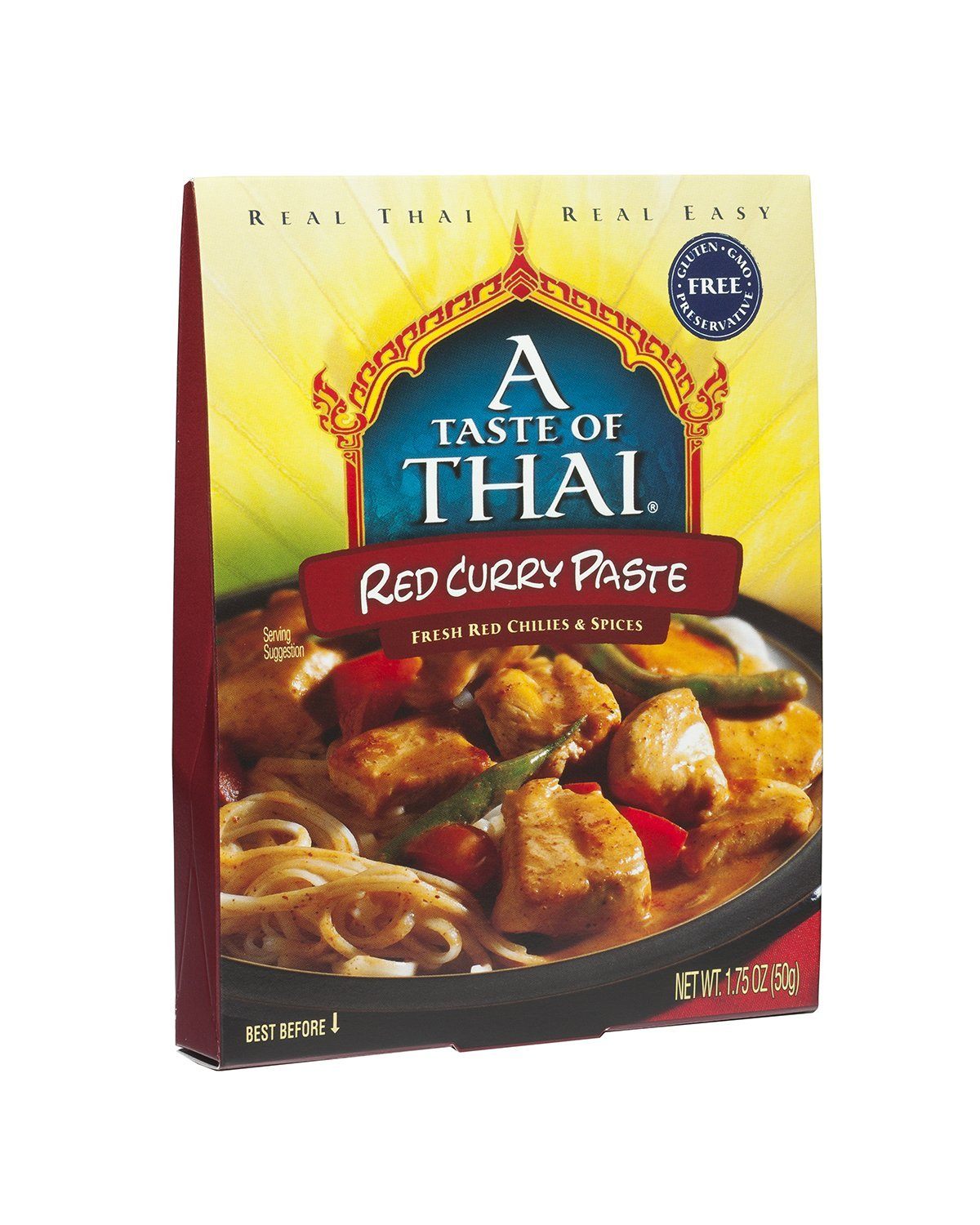 A Taste of Thai Curry Pastes A Taste of Thai Red 1.75 Ounce 