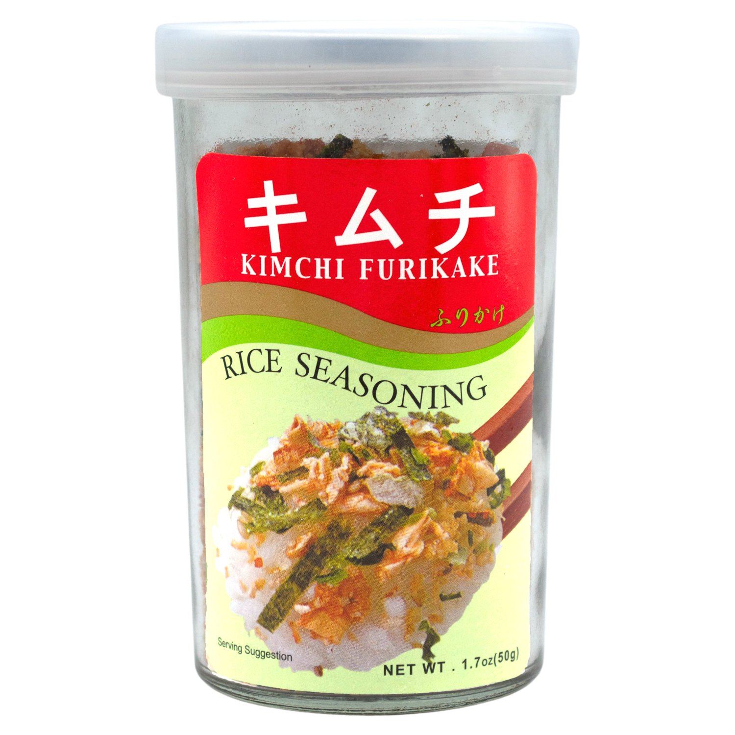 Ajishima Rice Seasoning, Furikake Ajishima Foods Kimchi 1.7 Ounce 