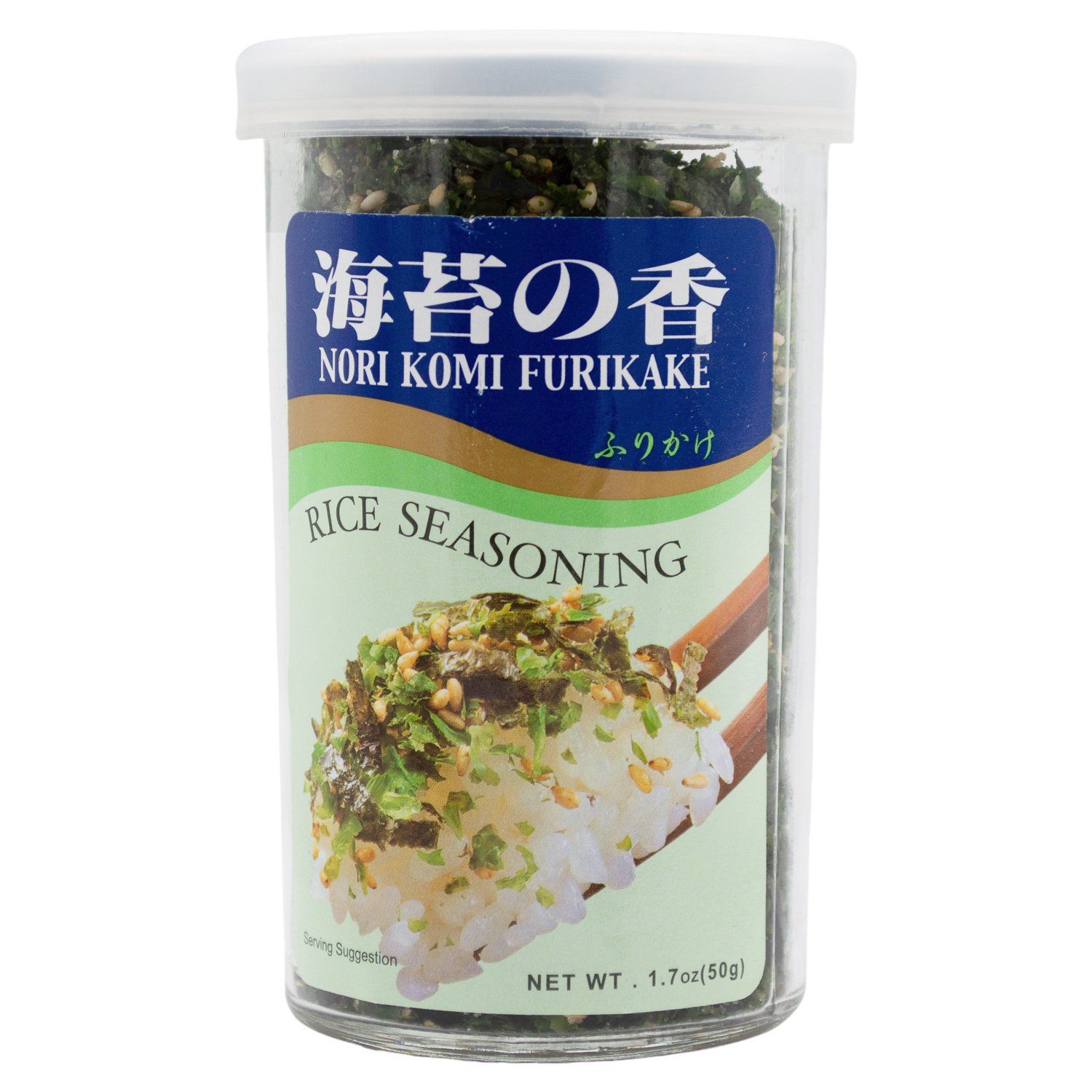 Ajishima Rice Seasoning, Furikake Ajishima Foods Nori Komi 1.7 Ounce 