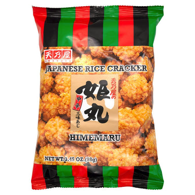 Amanoya Himemaru, Japanese Rice Crackers Amanoya Original 3.45 Ounce 