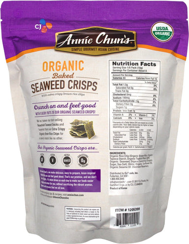 Annie Chun’s Baked Seaweed Crisps Annie Chun’s 