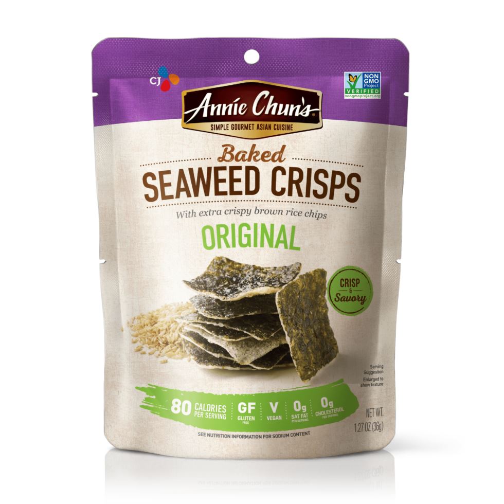 Annie Chun’s Baked Seaweed Crisps Annie Chun’s Original 1.27 Ounce 
