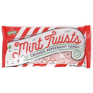 Atkinson's Mint Twists Crushed Peppermint Candy for Baking Atkinson Candy 8 Ounce 
