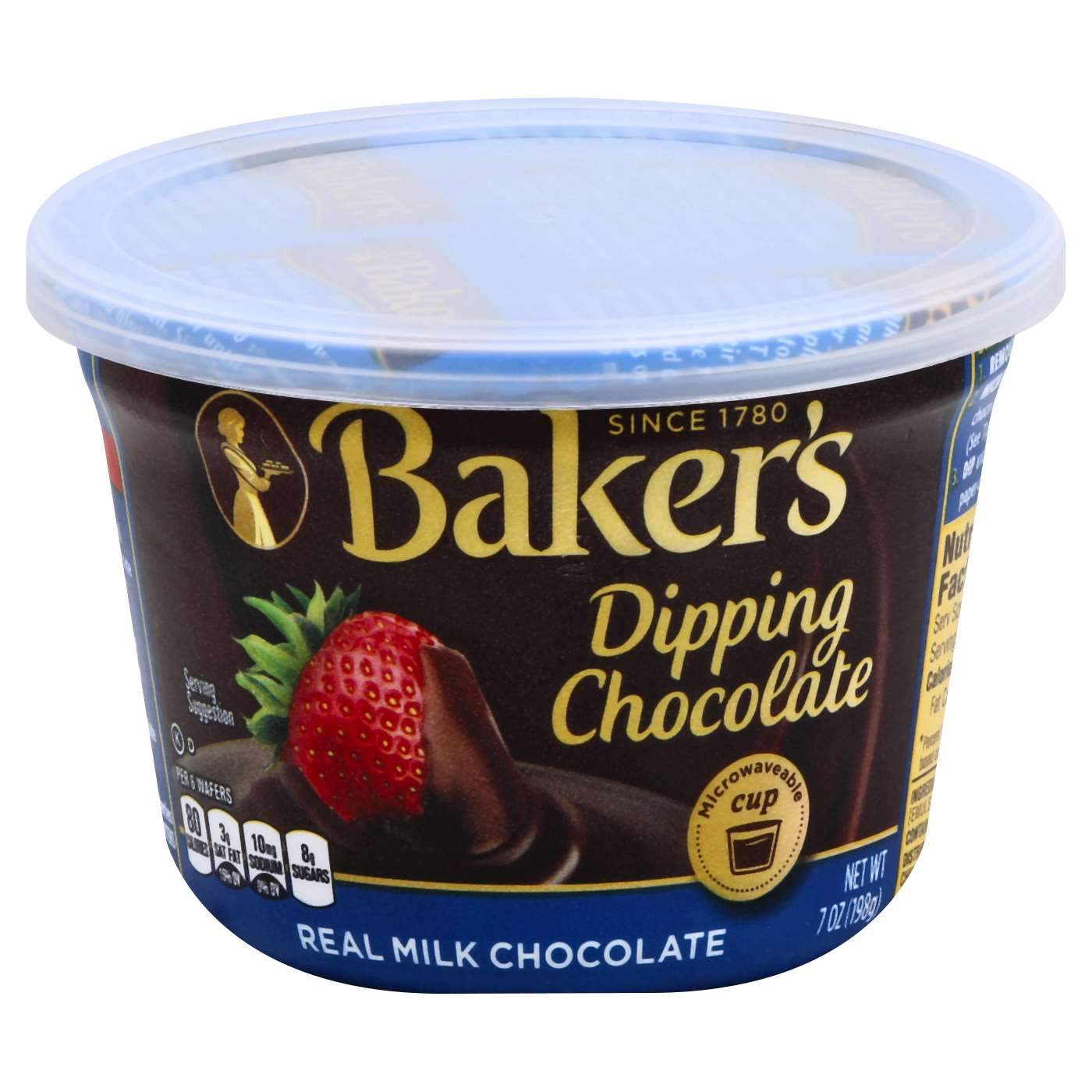 Baker's Chocolate Meltable Baker's Dipping Chocolate 7 Ounce 