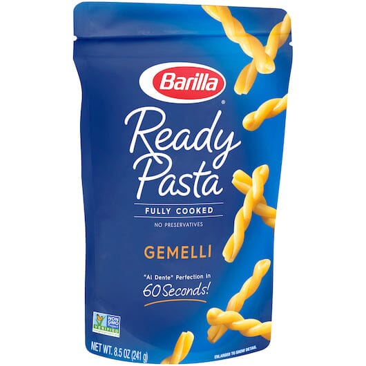 Barilla Ready Pasta, Fully Cooked Pasta Barilla Gemelli 8.5 Ounce 