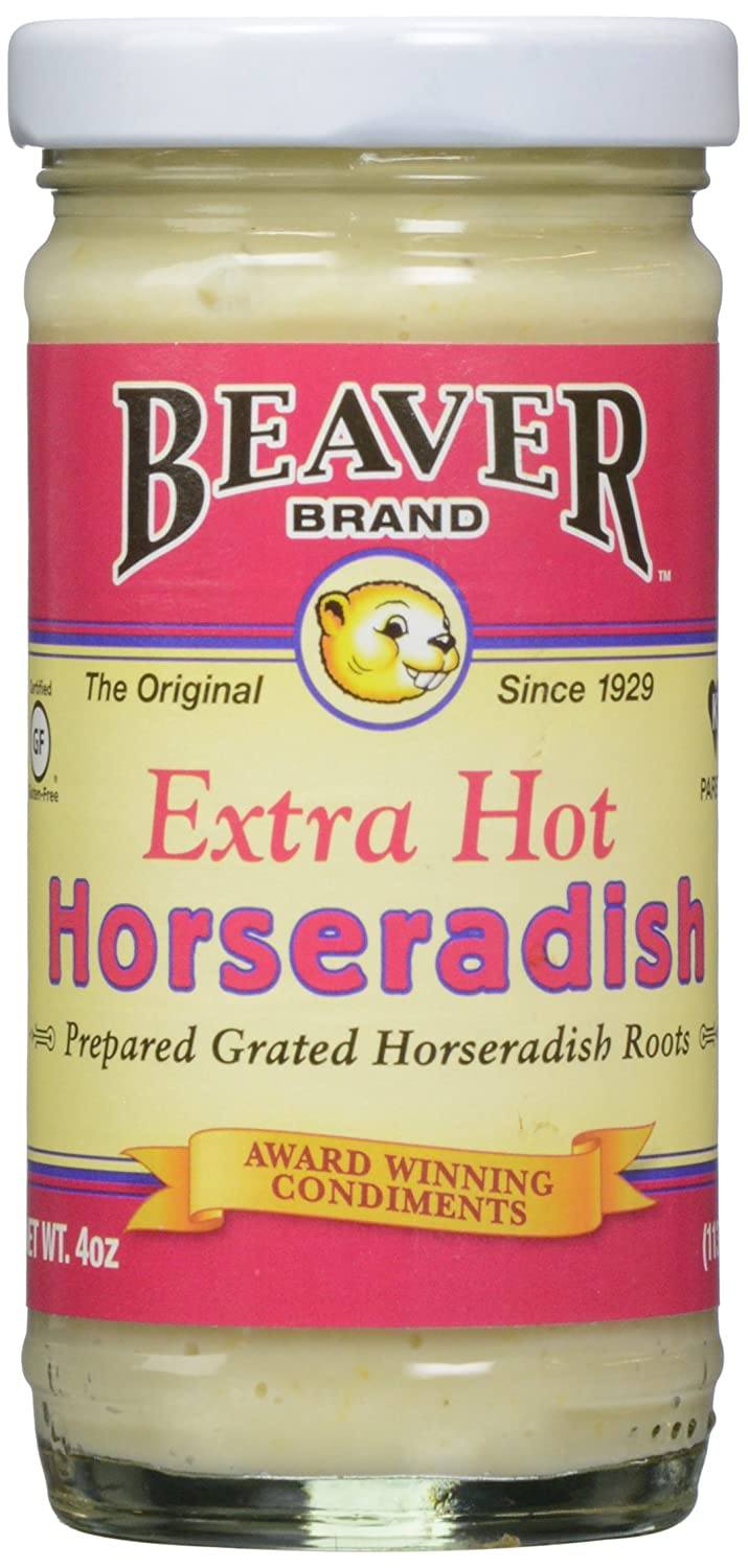 Beaver Horseradish Beaverton Foods Extra Hot 4 Ounce 