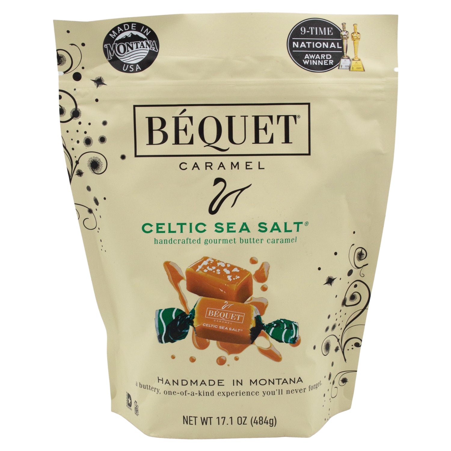 Béquet Caramel Meltable Béquet Celtic Sea Salt 17.1 Ounce 