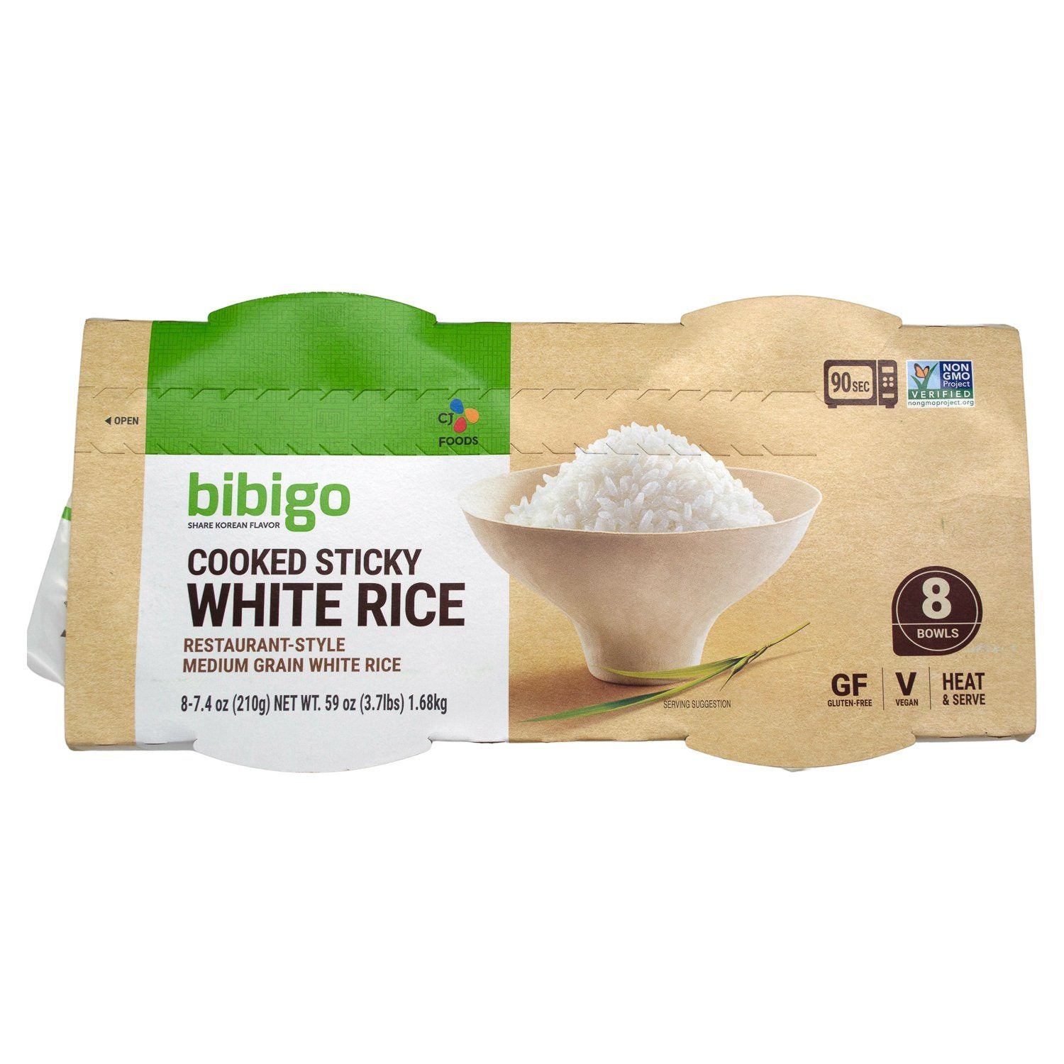 Bibo Rice Bibigo Cooked Sticky White Rice — Snackathon Foods