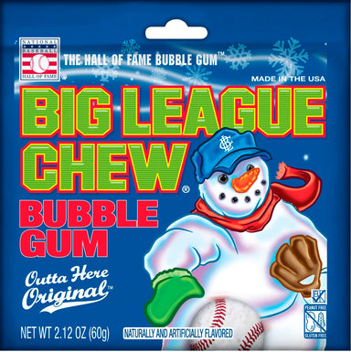 Big League Chew Bubble Gum, Sour Apple - 12 count, 2.12 oz pouches