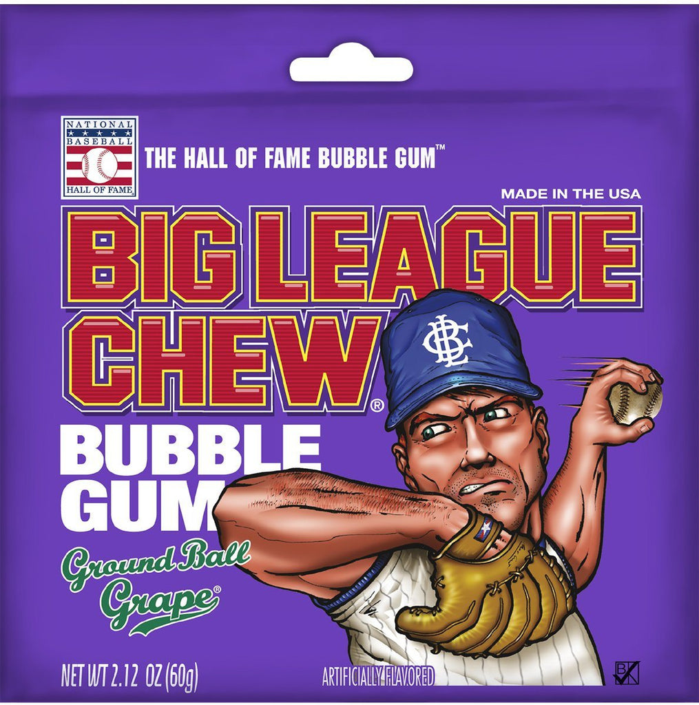 Big League Chew Bubble Gum grape – Act Your Age (or don't)