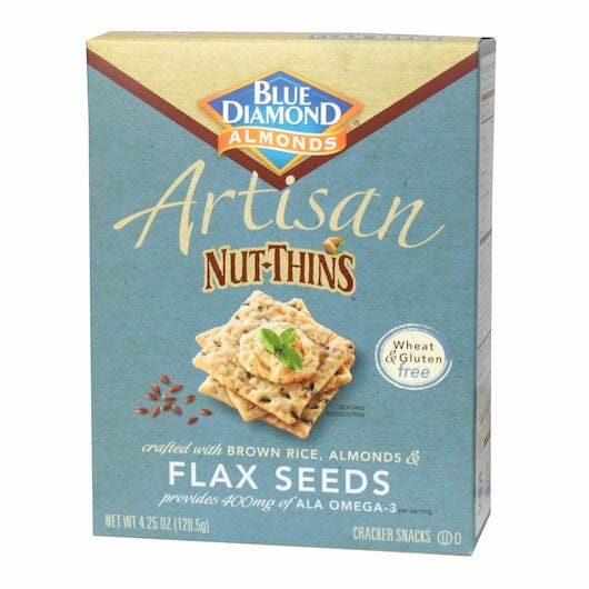 Blue Diamond Nut Thins, Date Mar-May 2023 Blue Diamond Flex Seeds 4.25 Ounce 