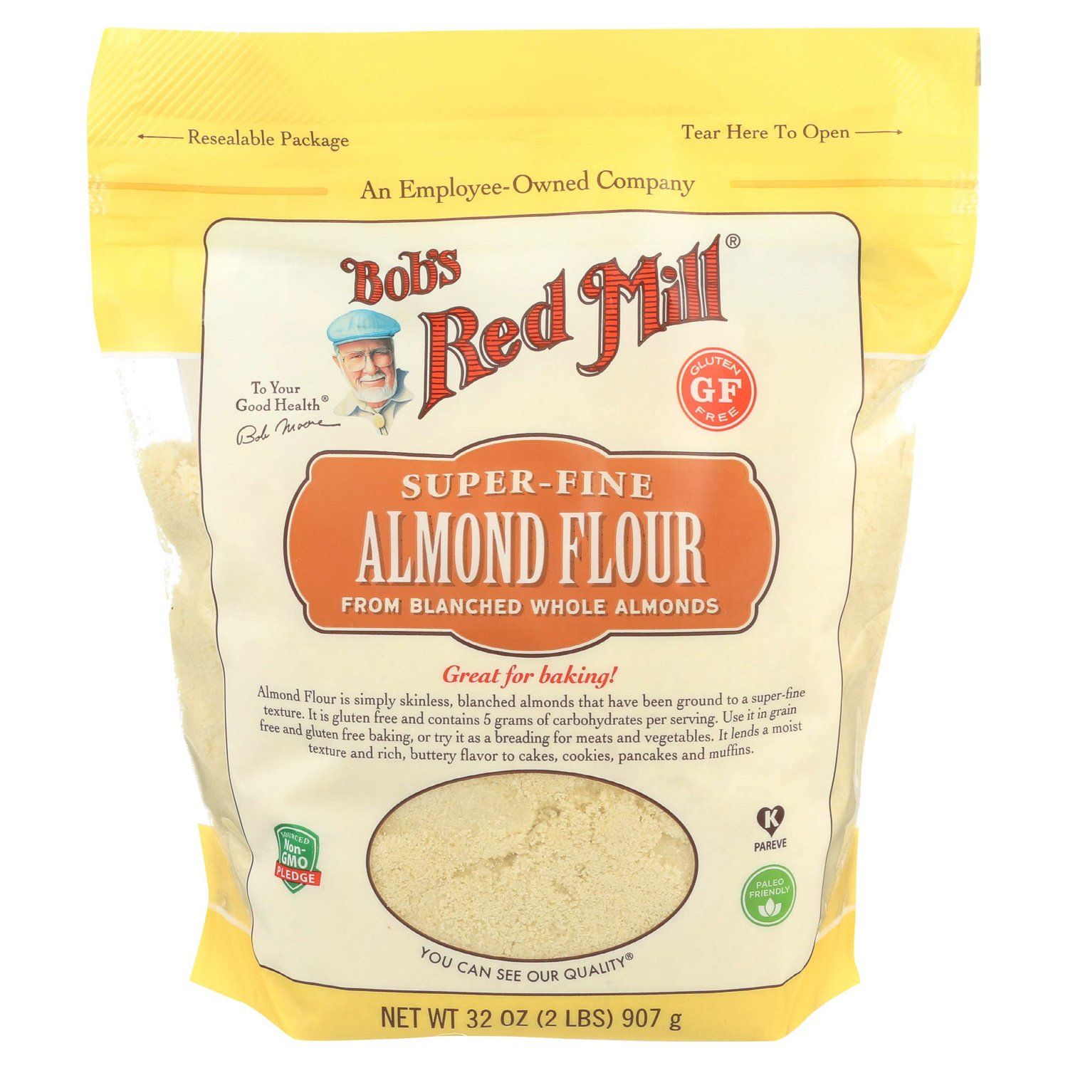 Bob's Red Mill Almond Flour Bob's Red Mill Super-fine 32 Ounce 