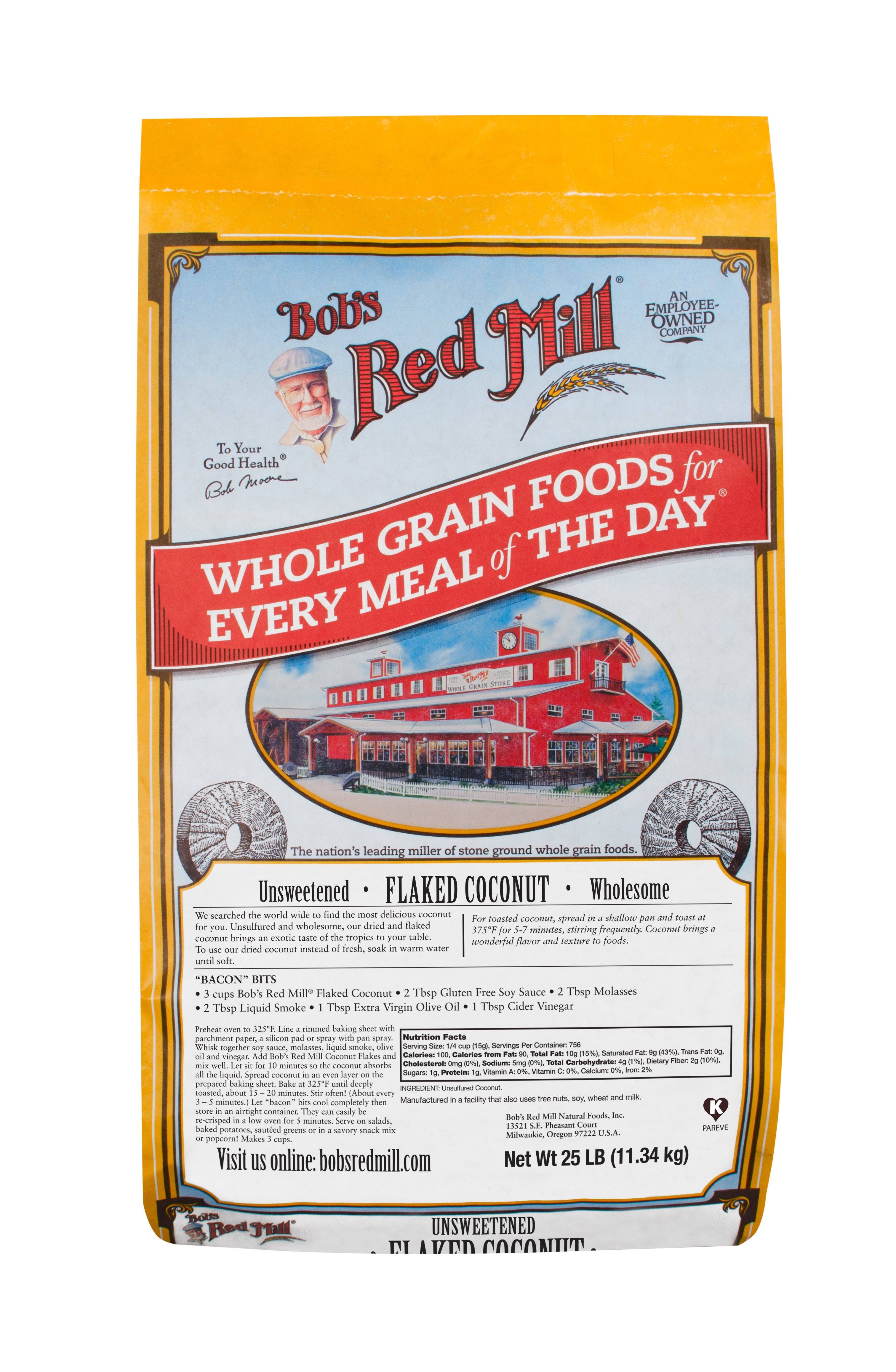 Bob's Red Mill Coconut Flakes Bob's Red Mill 25 Pound 