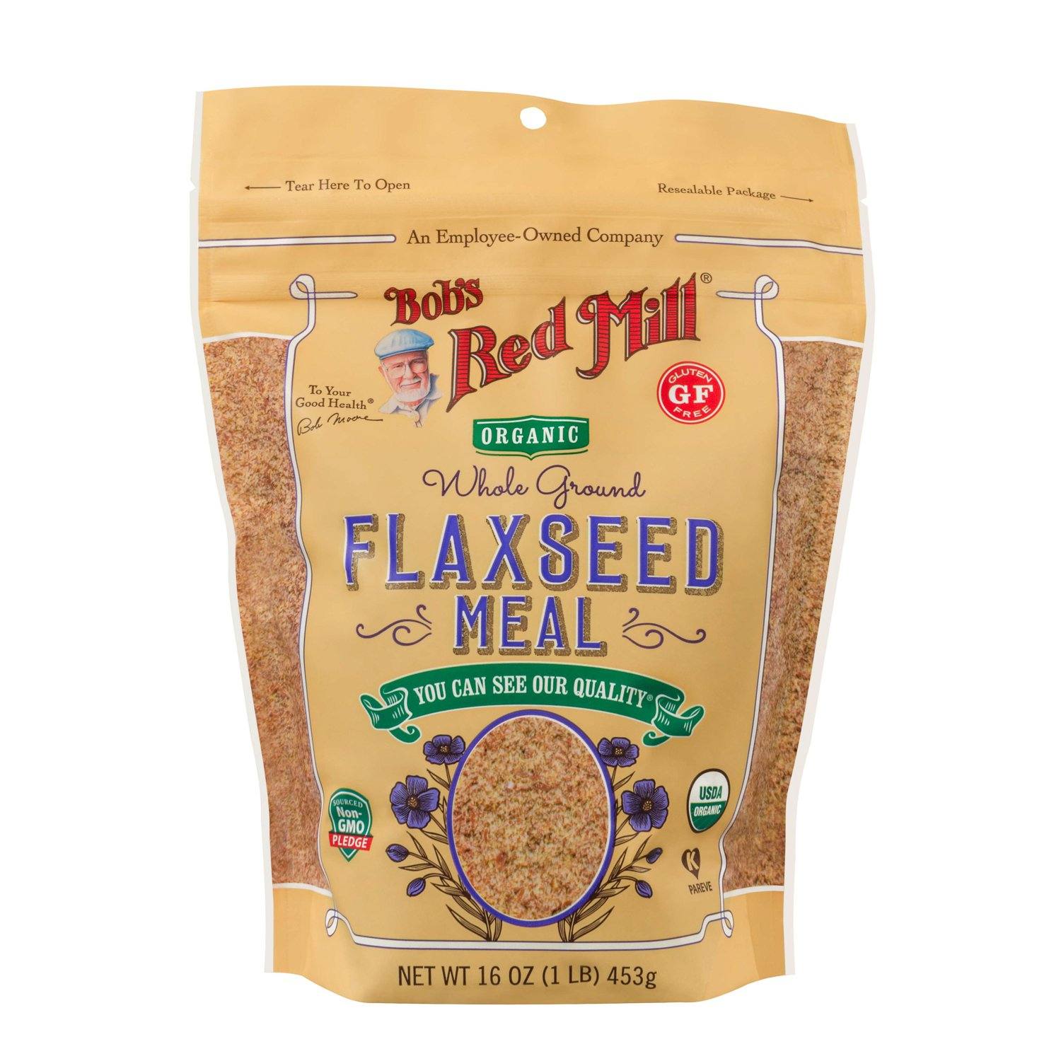 Bob's Red Mill Flaxseed Meal Bob's Red Mill Organic Brown 16 Ounce 