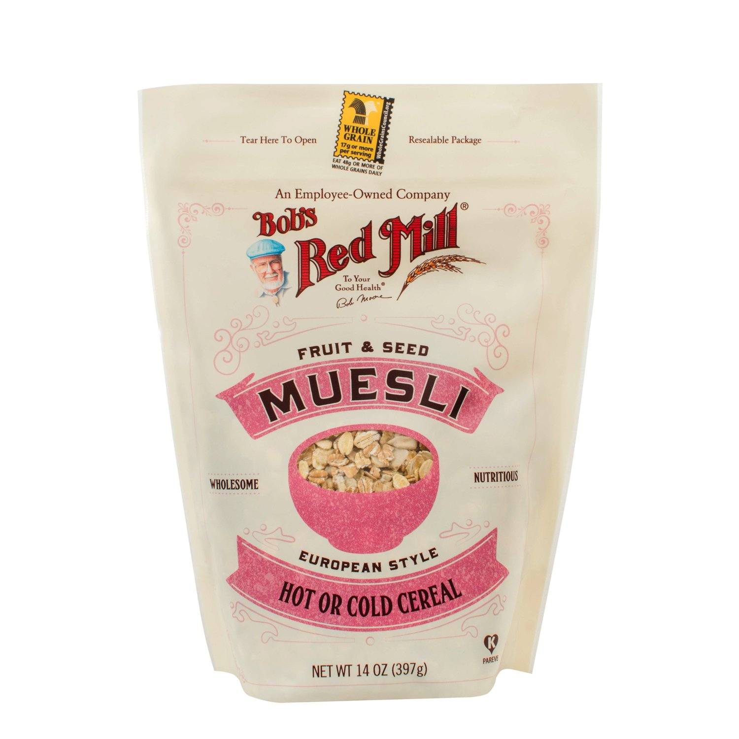 Bob's Red Mill Muesli Bob's Red Mill Fruit and Seed 14 Ounce 