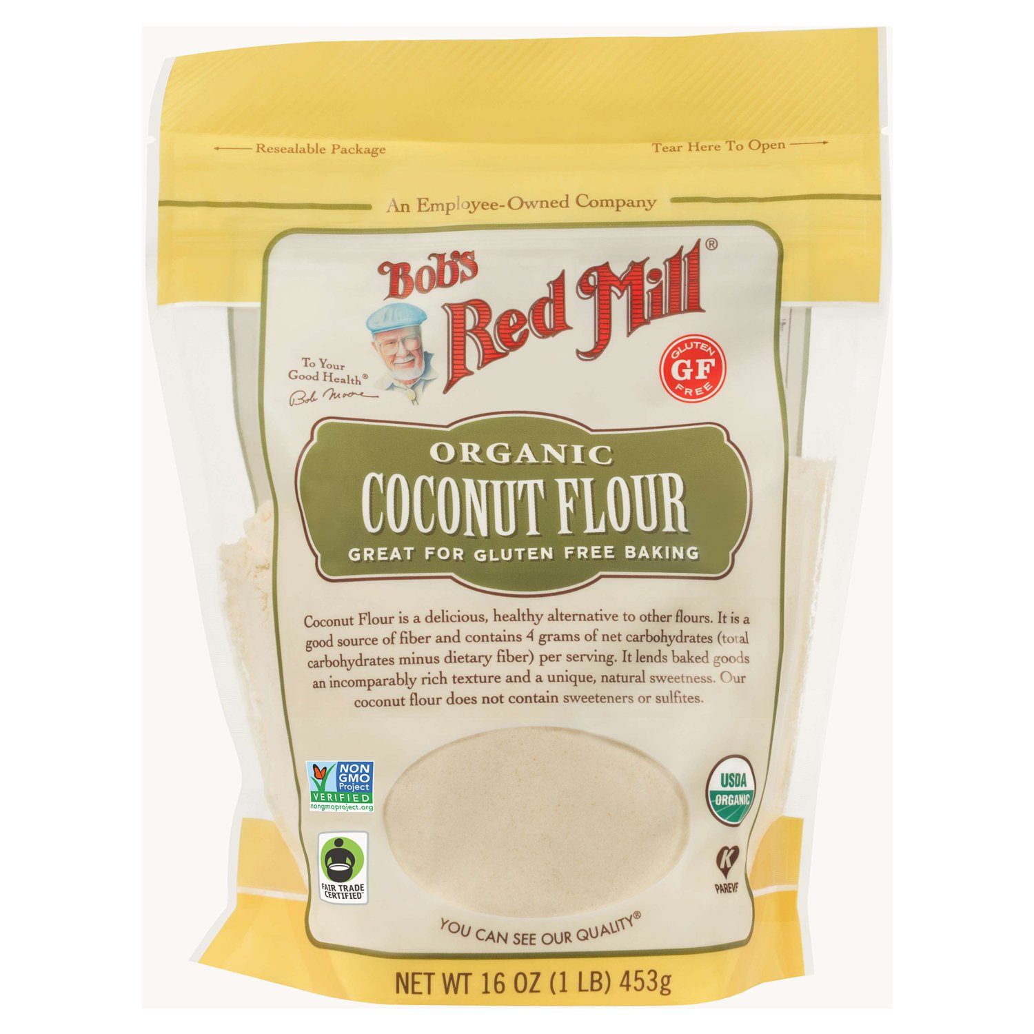 Bob's Red Mill Organic Coconut Flour Bob's Red Mill 16 Ounce 