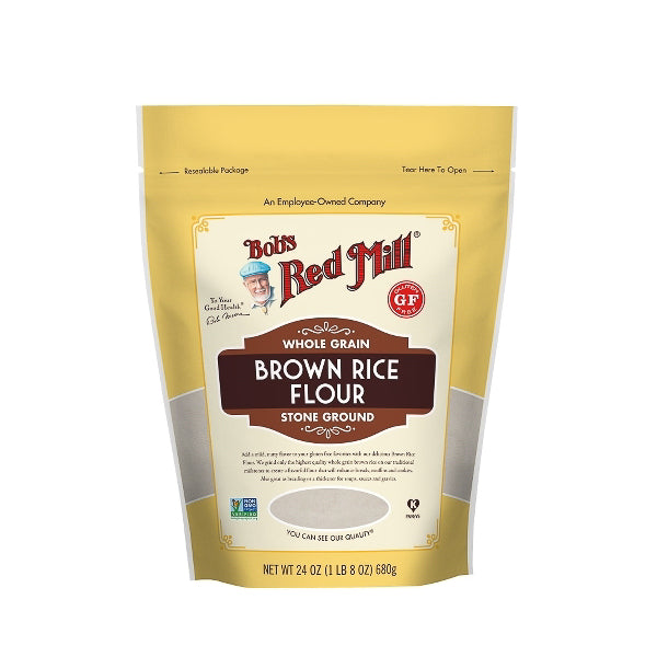 Bob's Red Mill Rice Flour Brown Bob's Red Mill Original 24 Ounce 