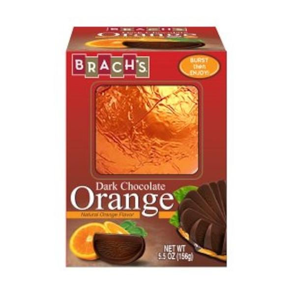 Brach's Candy Orange Ball Meltable Brach's Dark Chocolate 5.5 Ounce 