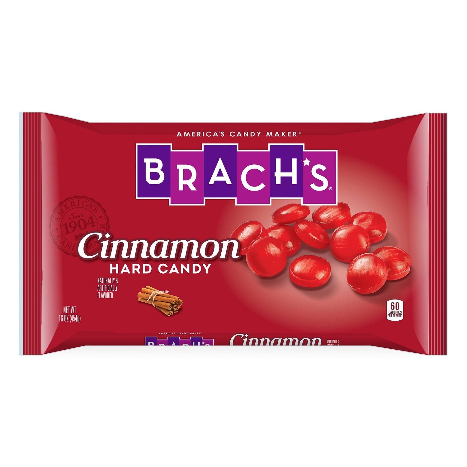 Brach's Cinnamon Hard Candy Brach's Original 16 Ounce 