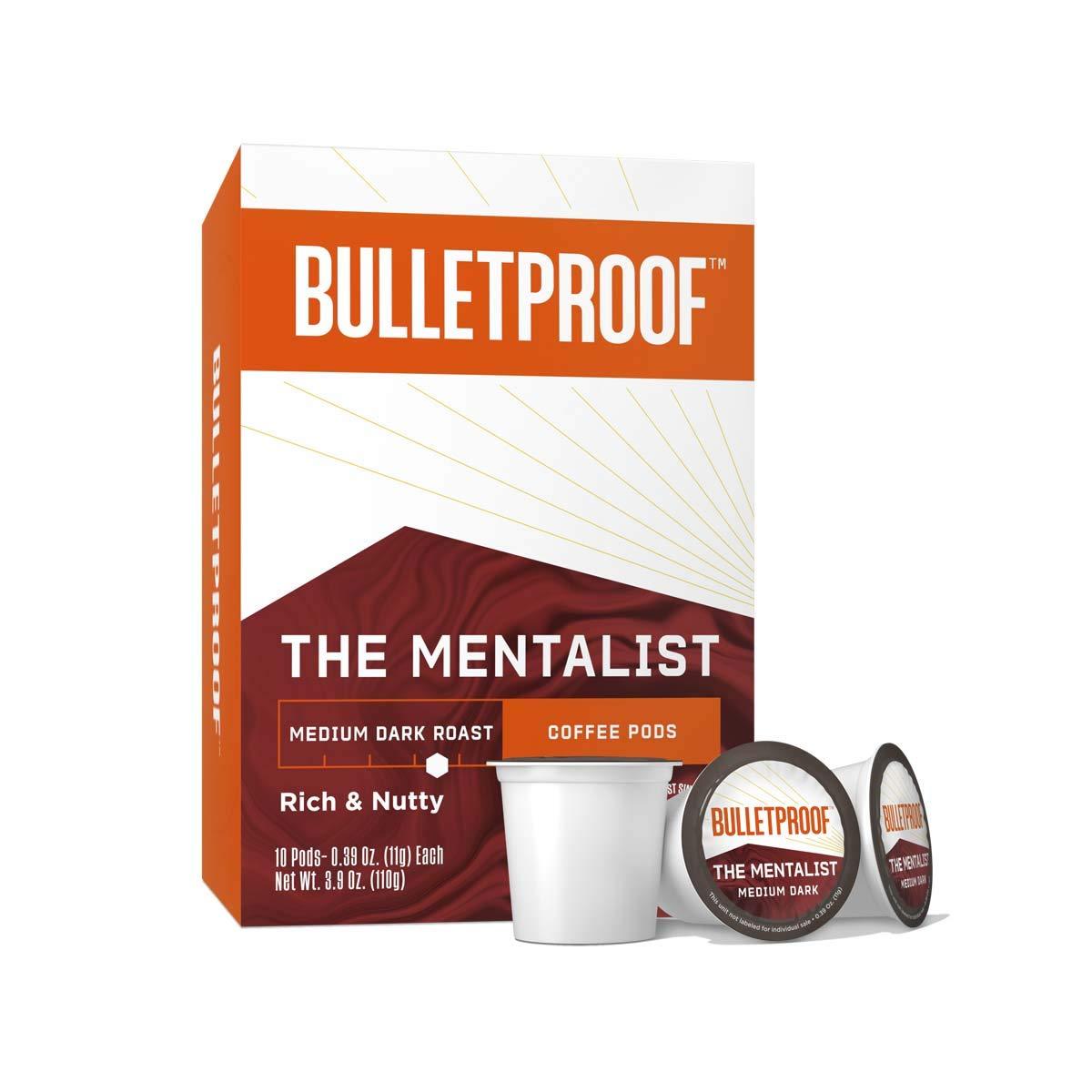 Bulletproof Single-Serve Coffee Pods Bulletproof Mentalist 10 Pods 