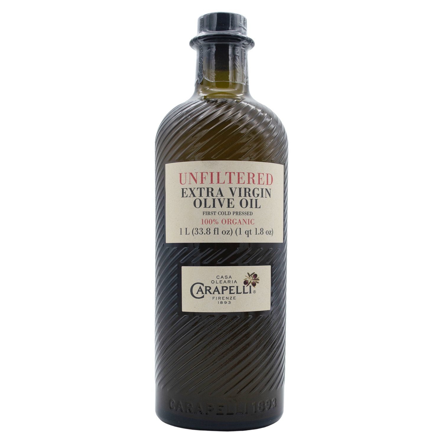 Carapelli Extra Virgin Olive Oil Carapelli Organic Unfiltered 33.8 Fluid Ounce 