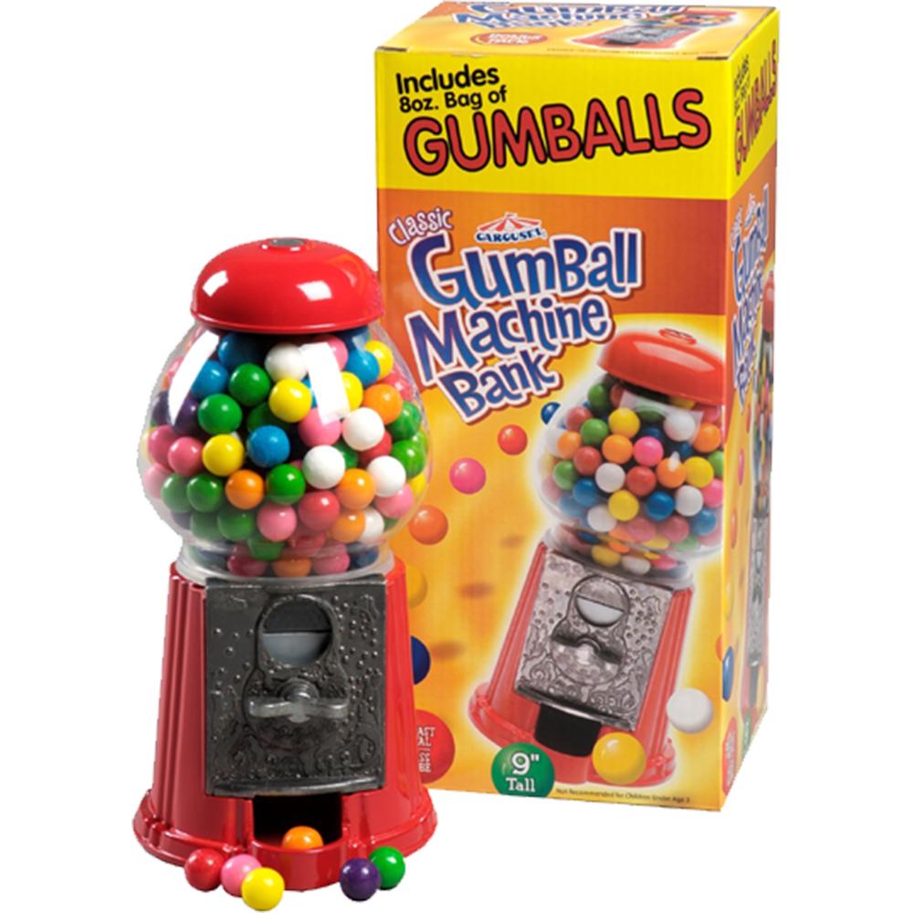 Carousel Gumball Machines and Refills Ford Gum & Machine Gumball Machine Petite (with 8oz Gumball Bag) 