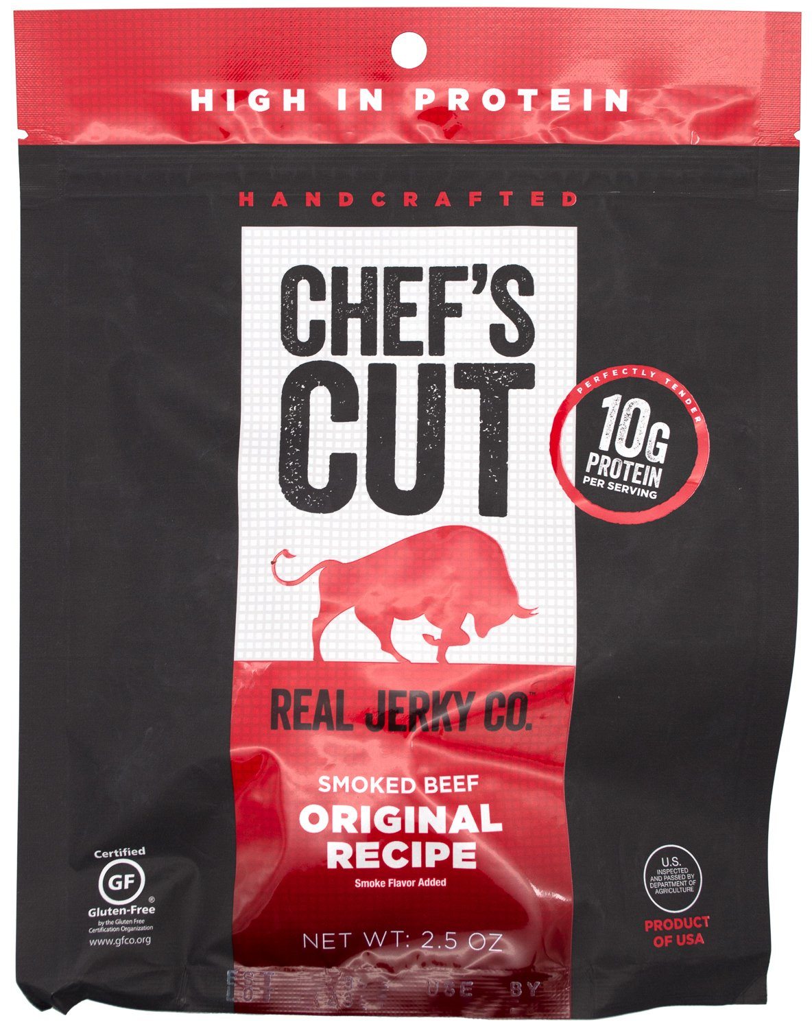 Chef's Cut Handcrafted Jerky Chef's Cut Beef Jerky Original 2.5 Ounce