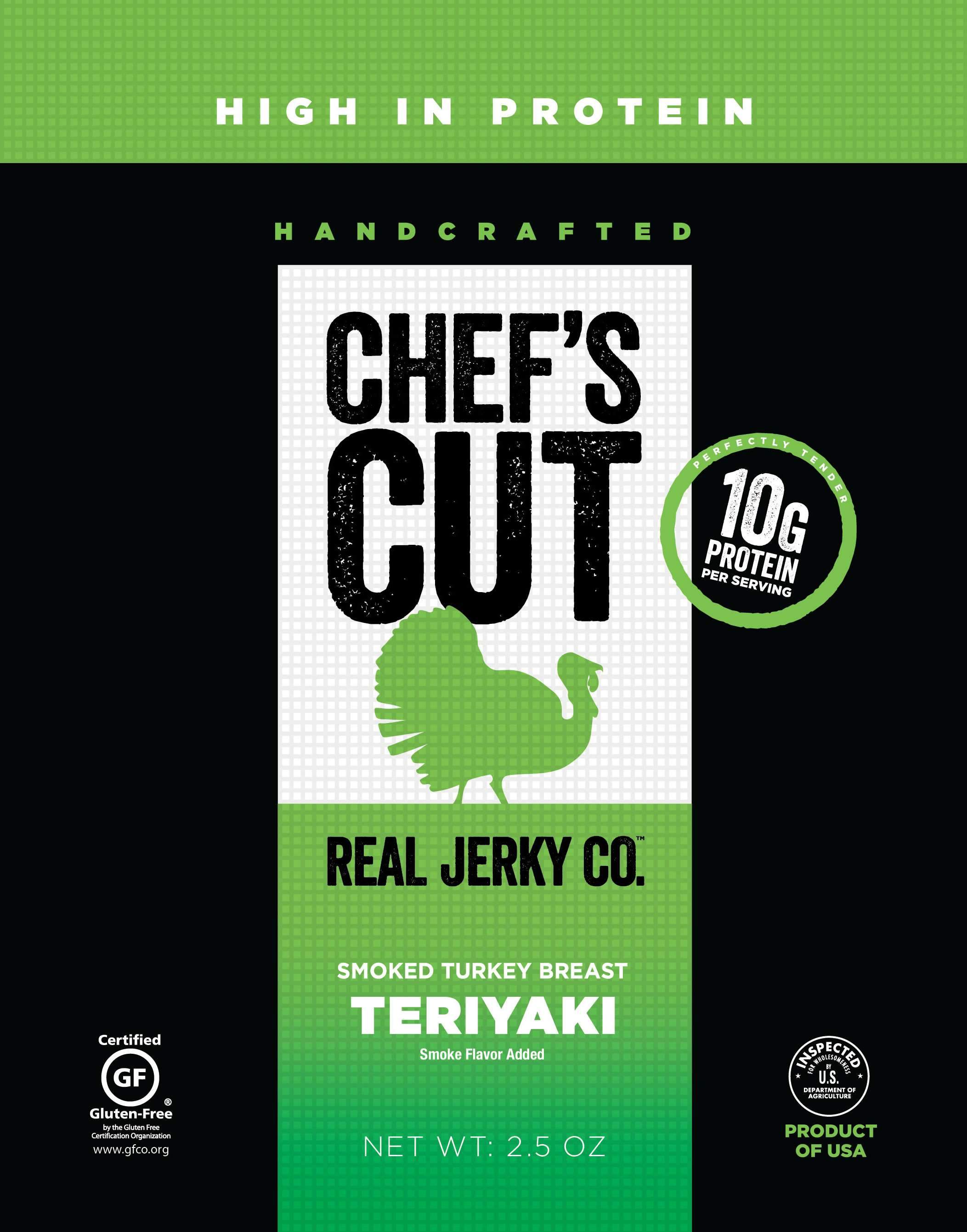 Chef's Cut Handcrafted Jerky Chef's Cut Turkey Jerky Teriyaki 2.5 Ounce