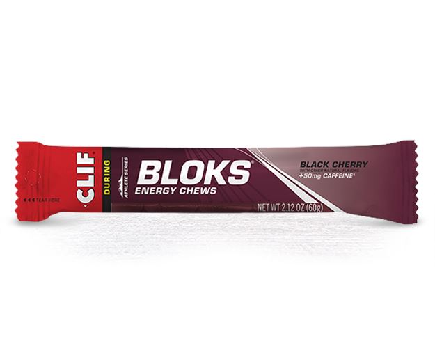 CLIF BLOKS Energy Chews CLIF Black Cherry 2.12 Ounce 