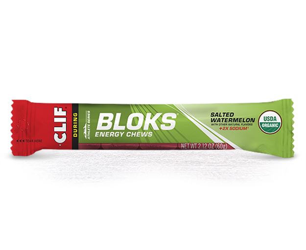 CLIF BLOKS Energy Chews CLIF Salted Watermelon 2.12 Ounce 