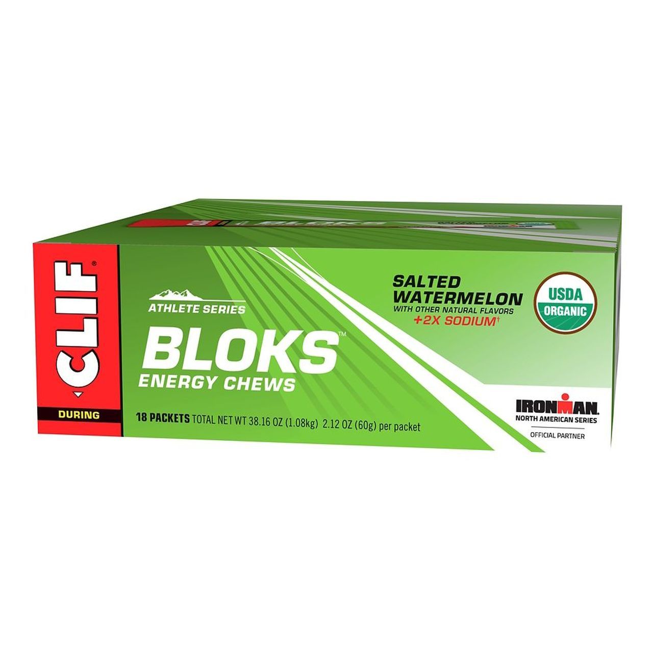 CLIF BLOKS Energy Chews CLIF Salted Watermelon 2.12 Oz-18 Count 