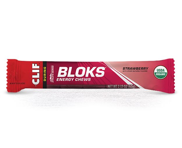 CLIF BLOKS Energy Chews CLIF Strawberry 2.12 Ounce 