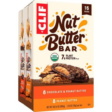 Clif Nut Butter Protein Bar Clif Bar Variety 1.76 Oz-16 Count 