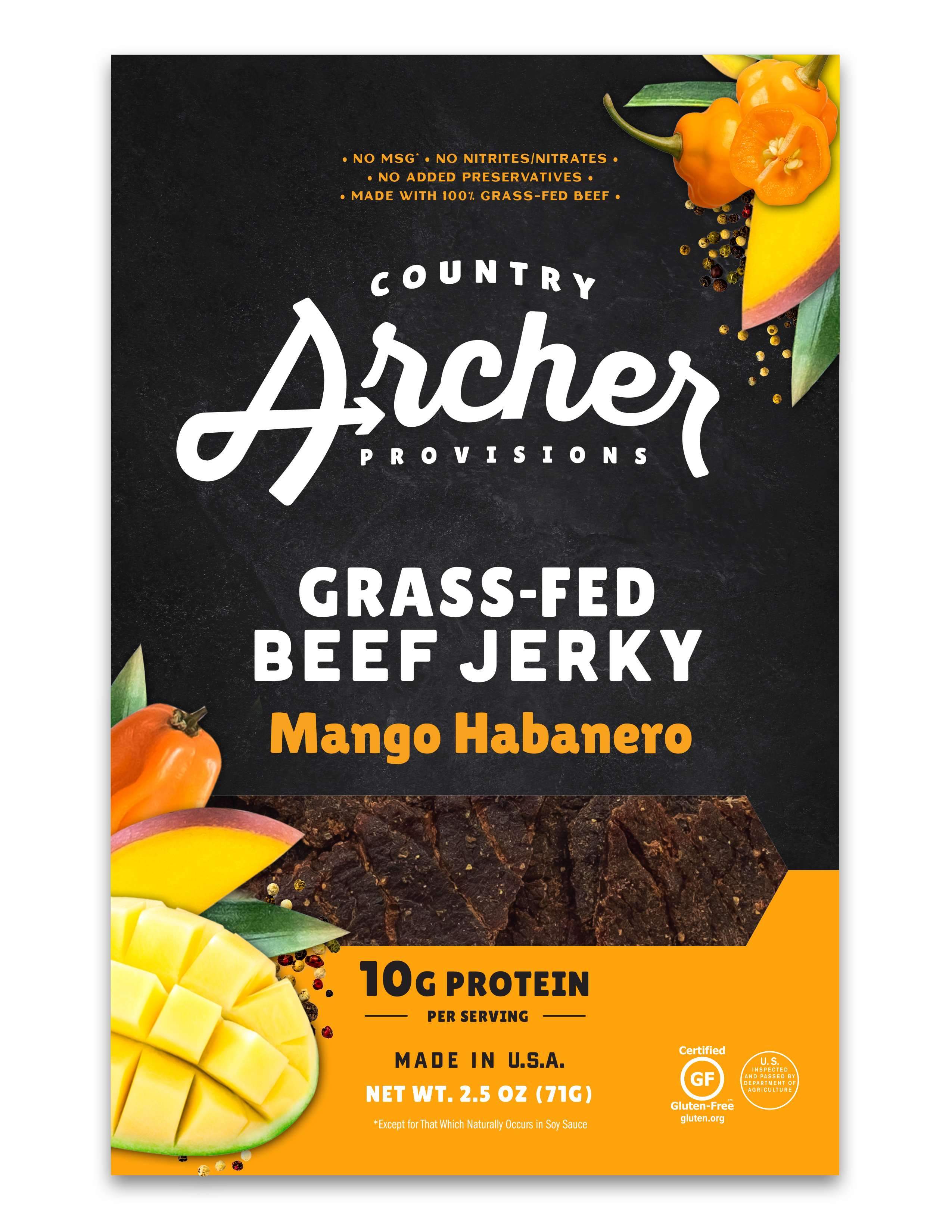 Country Archer Jerky Country Archer Beef Jerky Mango Habanero 2.5 Ounce