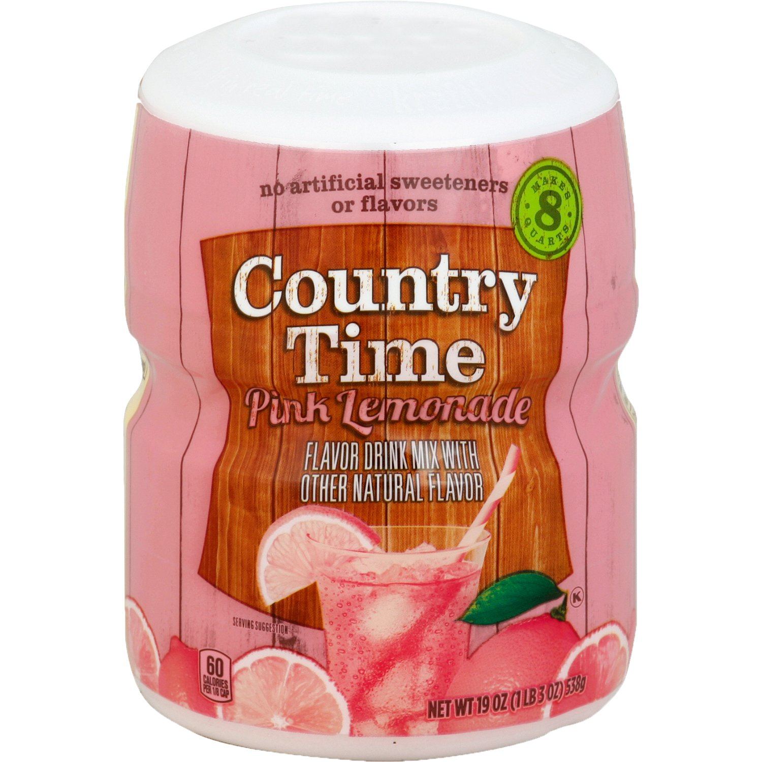 Country Time Lemonade Drink Mix Country Time Pink Lemonade 19 Ounce 