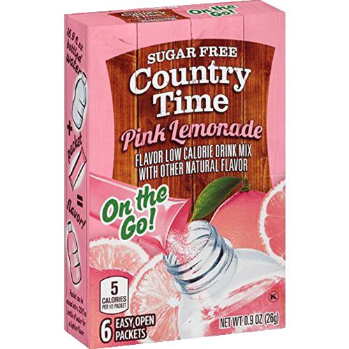 Country Time Lemonade Drink Mix Country Time Pink Lemonade 6 Sticks 