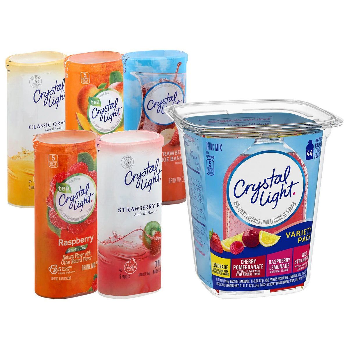 Crystal Light Natural Lemonade 16 Pitcher Packs Makes 32 Quarts