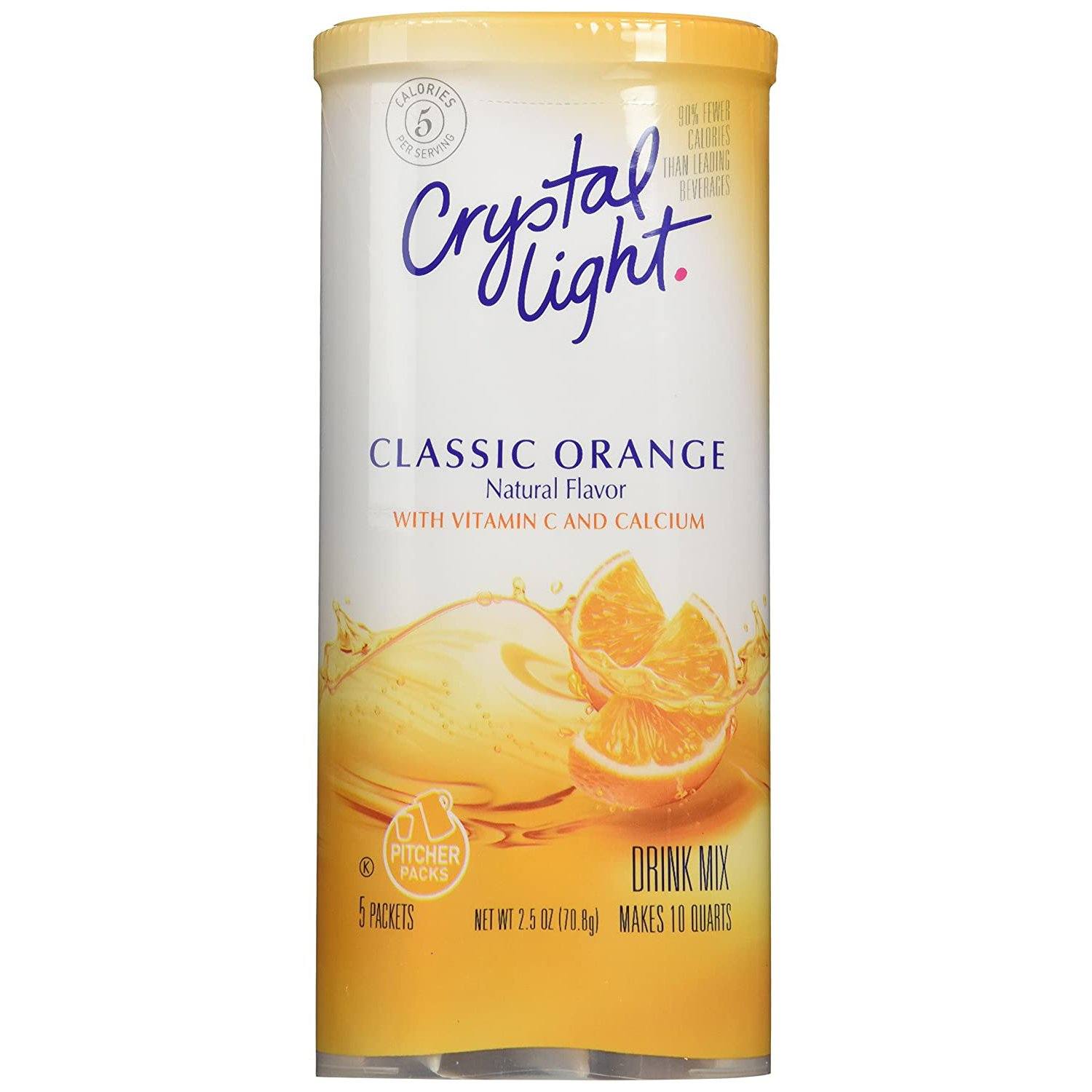 Crystal Light On-The-Go Sugar Free Sunrise Classic Orange Powdered Drink Mix, 0.16 Oz., 30 Packets/Box (GEN00504