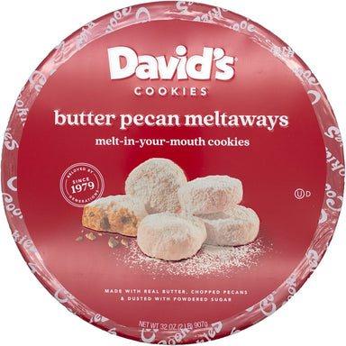 David's Cookies Butter Pecan Meltaways David's Cookies 32 Ounce 