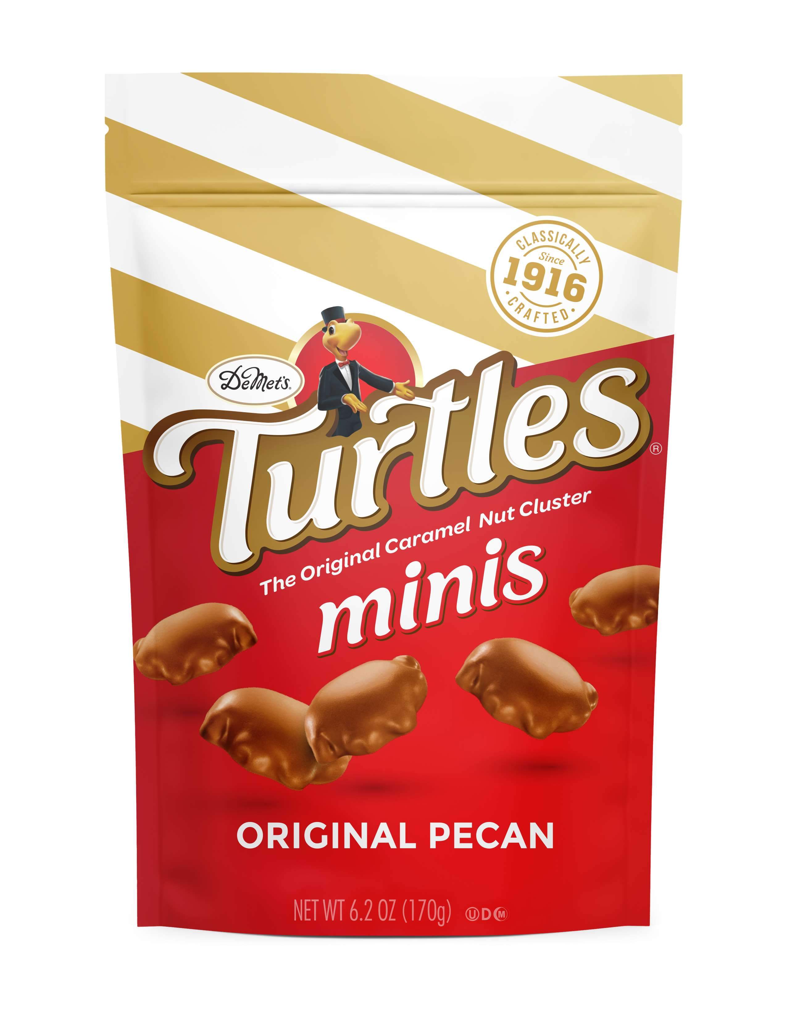 Demet's Turtles - The Original Caramel Nut Cluster Demet's Original Pecan-Minis 6.2 Ounce 