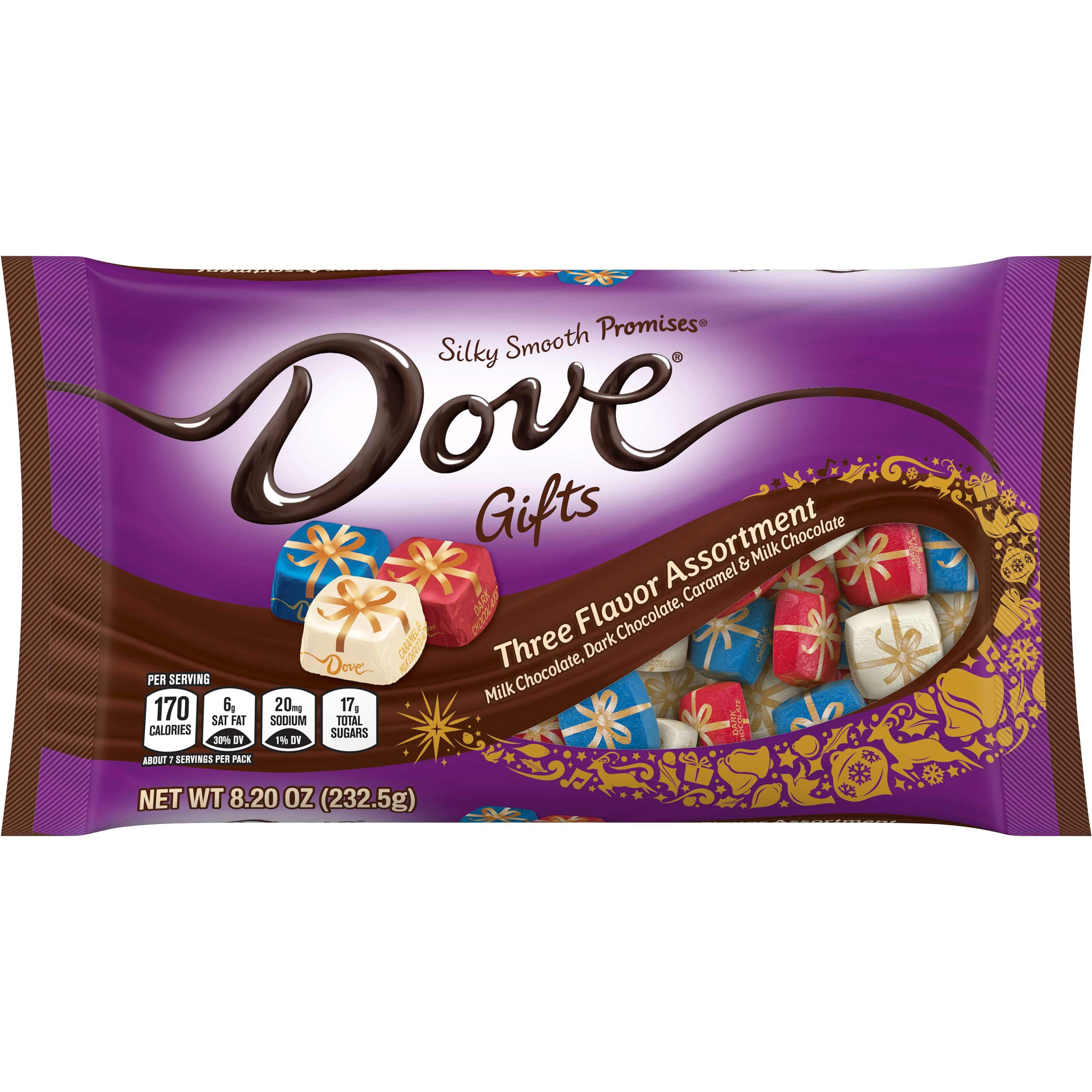 DOVE PROMISES Silky Smooth Chocolate Meltable Dove Assortment 8.2 Ounce 
