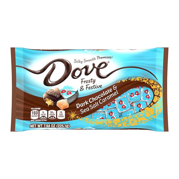 DOVE PROMISES Silky Smooth Chocolate Meltable Dove Dark Chocolate & Sea Salt Caramel 7.94 Ounce 