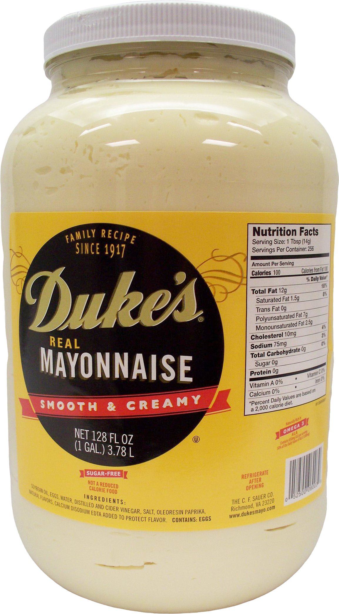 Duke’s Mayonnaise Duke's Real Mayonnaise 128 Oz-4 Count 