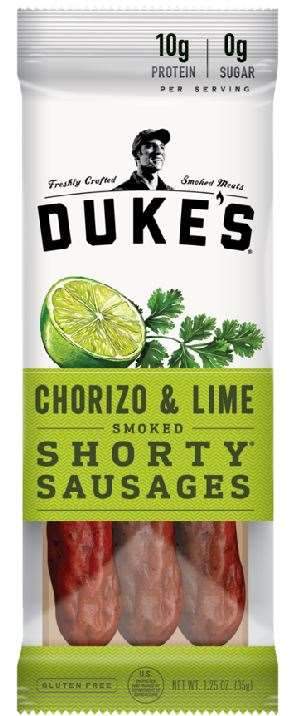 Duke's Smoked Shorty Sausages Duke's Chorizo & Lime 1.25 Ounce 
