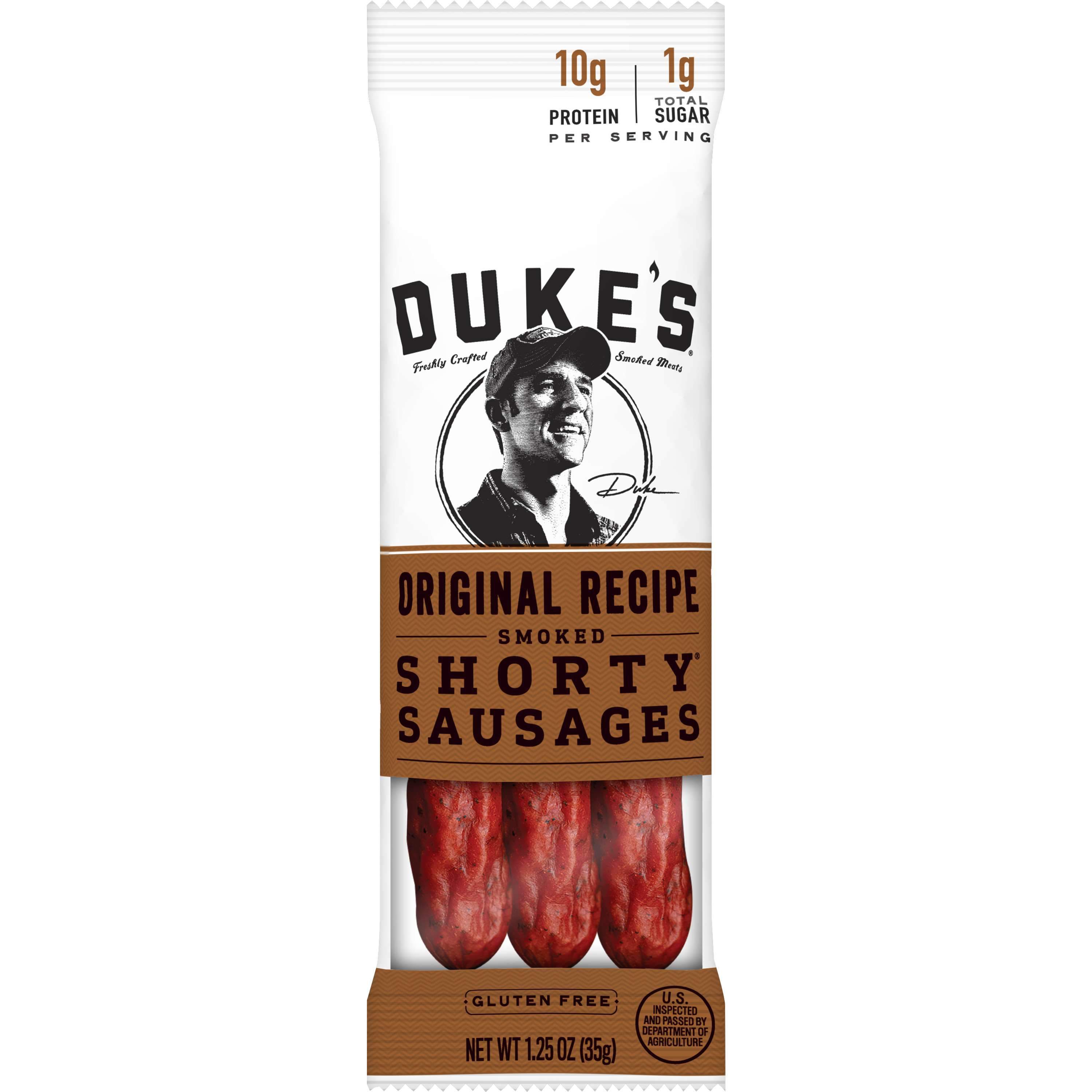 Duke's Smoked Shorty Sausages Duke's Original 1.25 Ounce 