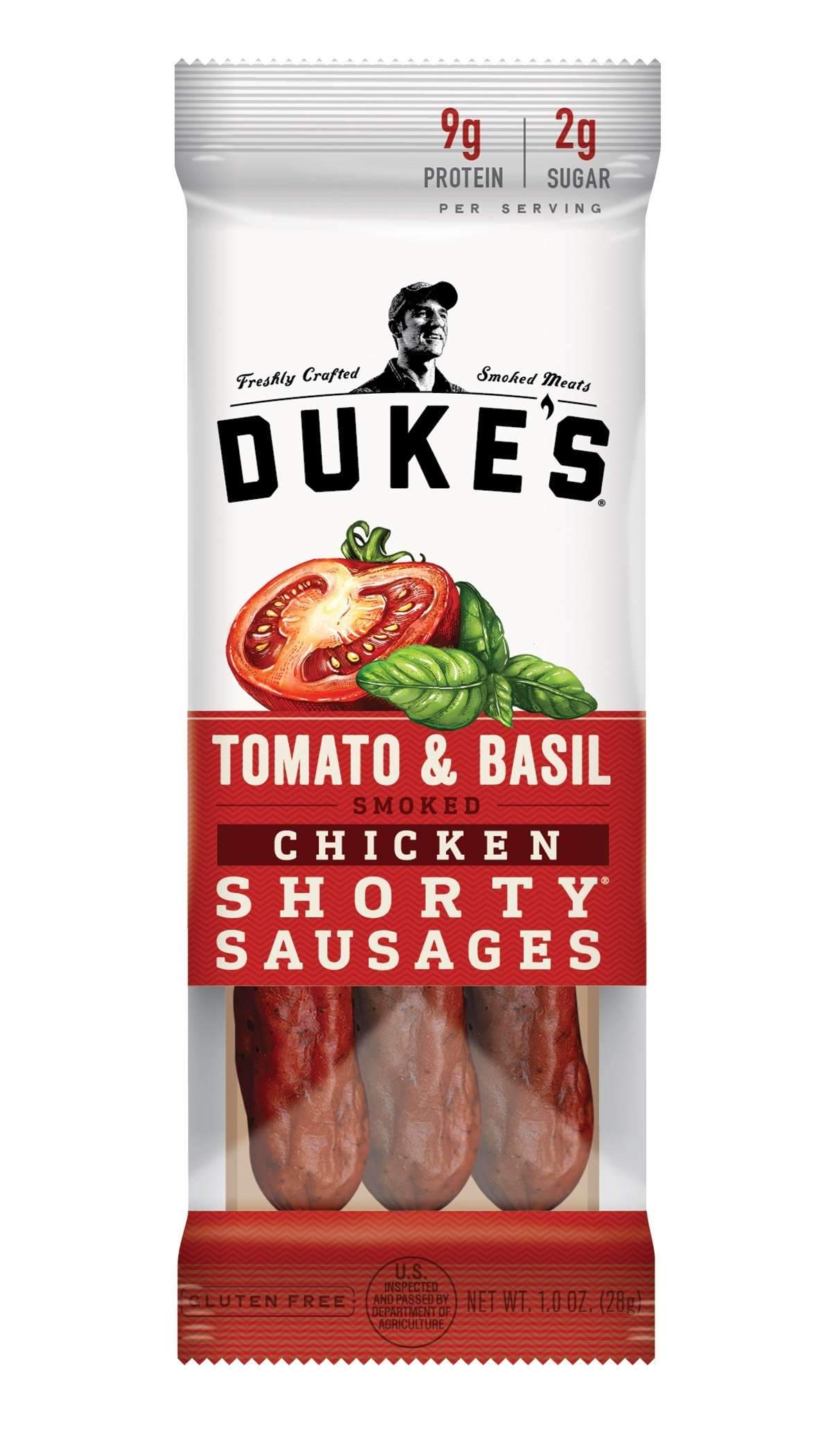 Duke's Smoked Shorty Sausages Duke's Tomato & Basil 1 Ounce 