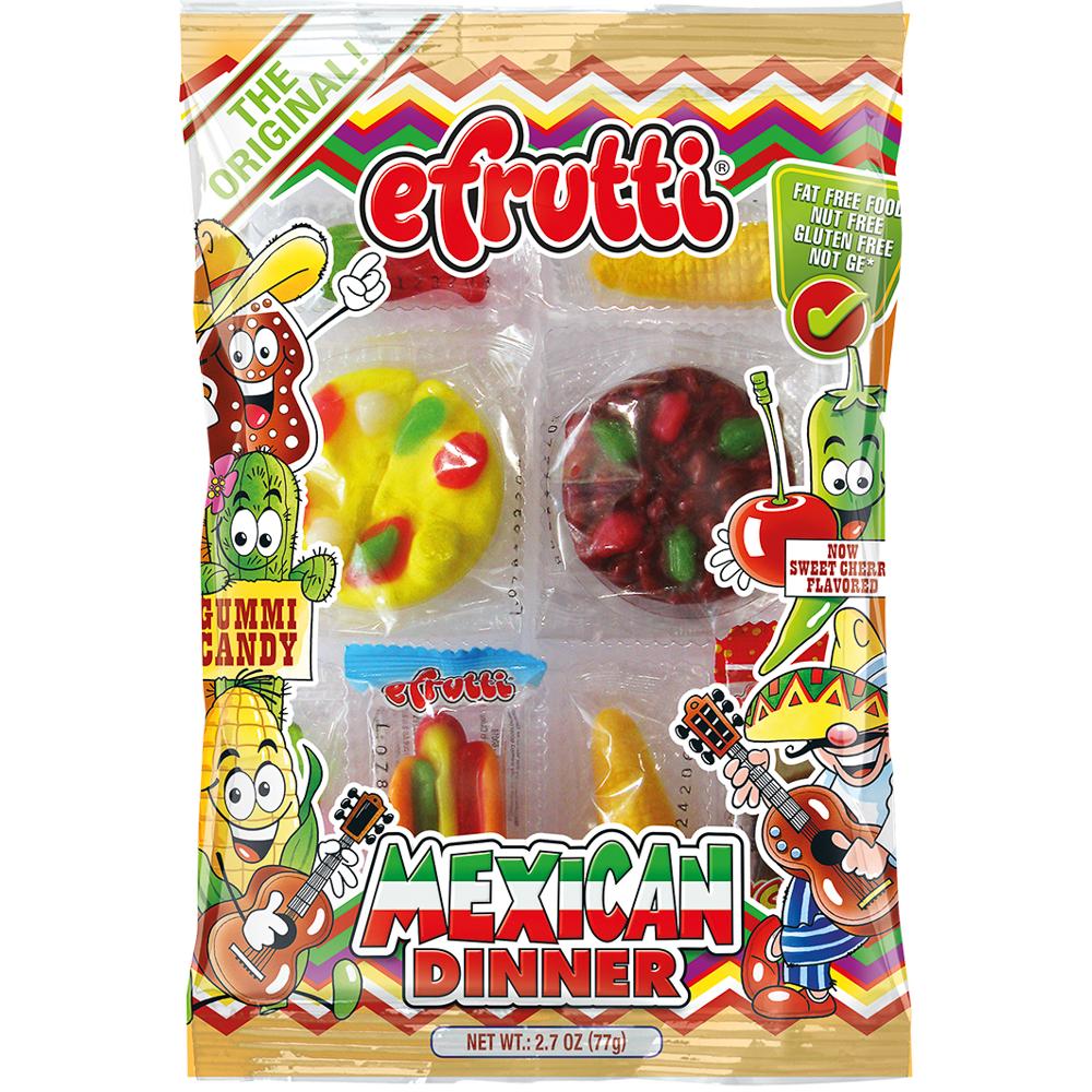 efrutti Gummi Candy eFruity Mexican Dinner 2.7 Ounce 