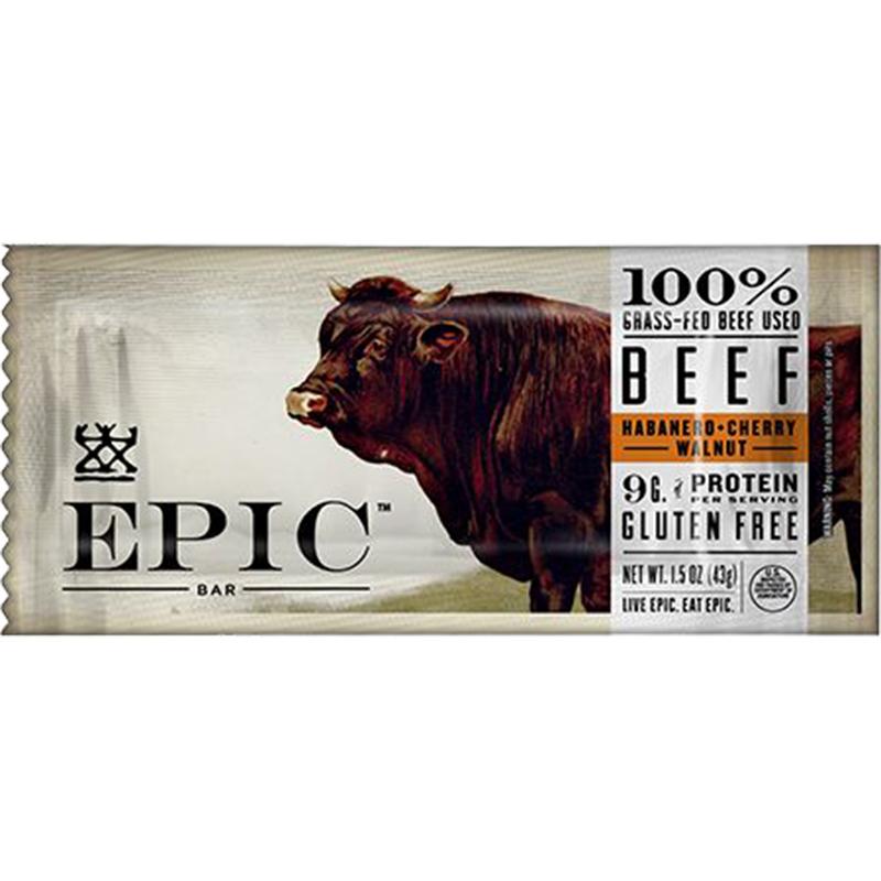 Epic Meat Bars Epic Beef Habanero + Cherry Walnut 1.5 Ounce