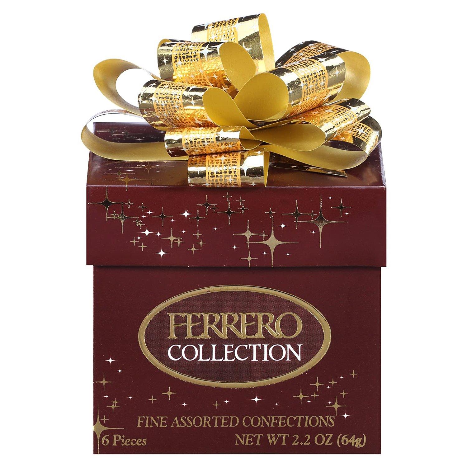 Ferrero Rocher Fine Hazelnut Chocolates Meltable Ferrero Cube 2.2 Ounce 