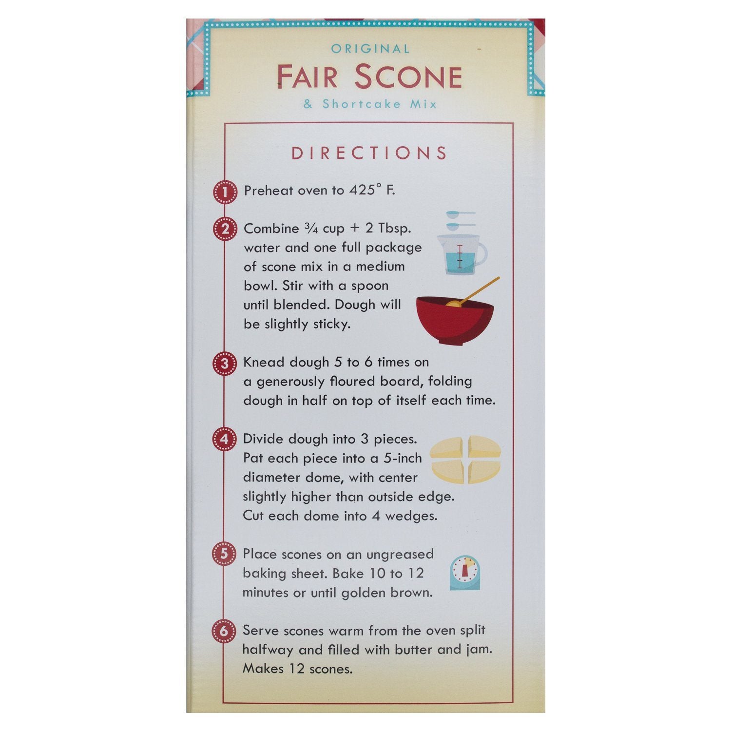 Fisher Original Fair Scone & Shortcake Mix Fisher 